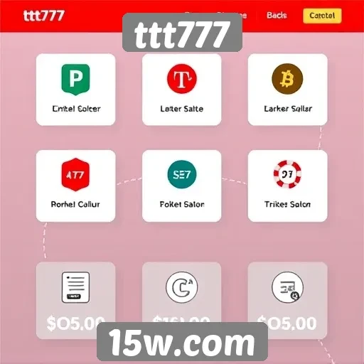 Análise das funcionalidades do site ttt777